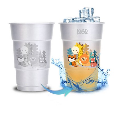 Temperature Sensitive Color-Changing Cup