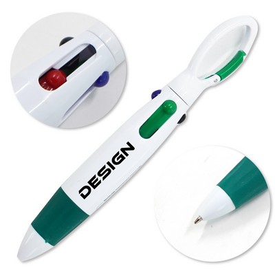 4 Color Pen w/Carabiner
