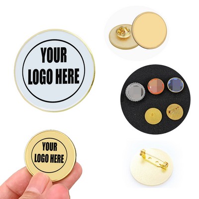 Corporate Metal Enamel Brooch