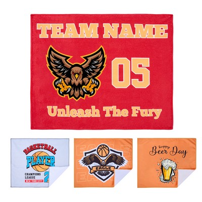 15" X 18" Full Color Rally Towel - 400GSM
