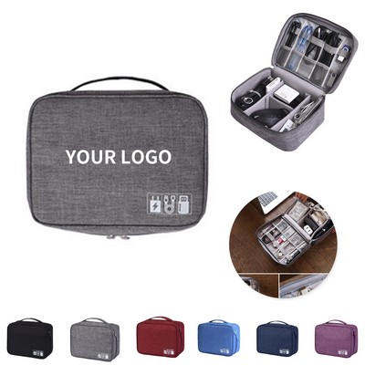 Padded Nylon Electronics Storage Organizer