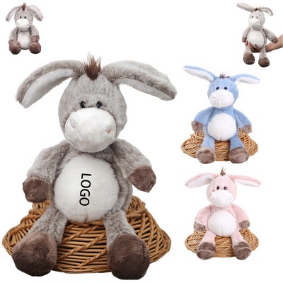 10" Donkey Stuffed Animal