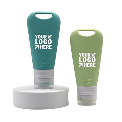 3oz (90ml) Silicone Travel Bottles