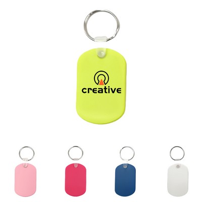 PVC Oval Keychain