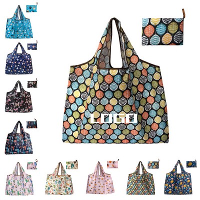 Vivid 210D Oxford Fabric, Collapsible Shopping Bag