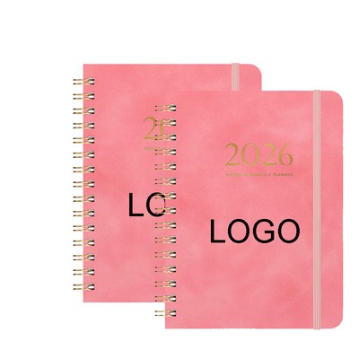 2026 Weekly And Monthly Wirebound Planner-2 Packs