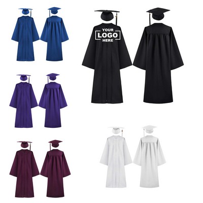 Adult Graduation Gown, Bachelor Robe for Ceremony