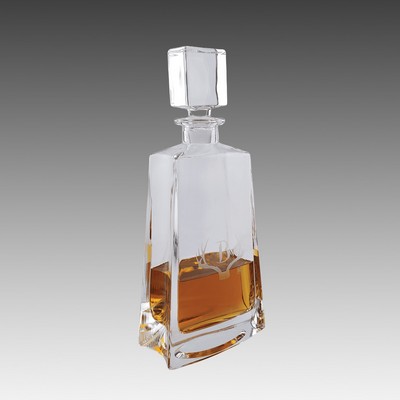750ml Tequila Decanter w/Gift Box & Printed Sleeve