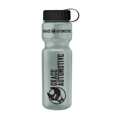 Garyline® Champ Recycled Bottle with Tethered Lid - 28 oz.