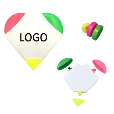 3 Colors Highlighter Pen