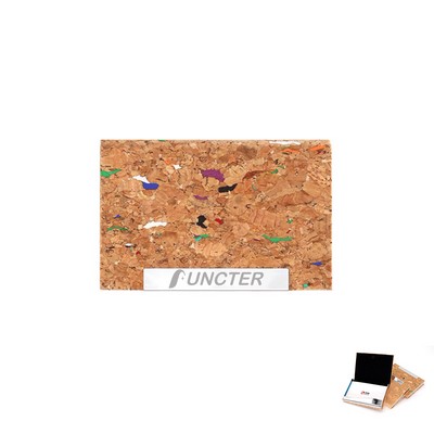 Wooden Grain Stainless Steel Business Card Case Name Card Holder