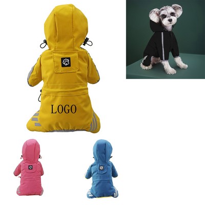 2Xl Stylish Dog Raincoat