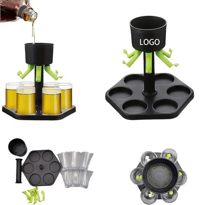 Hexagonal Fair?pour Wine Dispenser Set