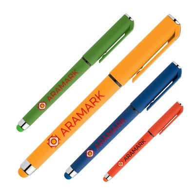 Lilac Recycled Plastic Gel Pen (Full Color Imprint)