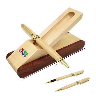 Wooden Ballpoint Pen Gift Set