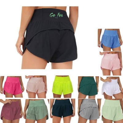 Womens High Waisted Running Shorts