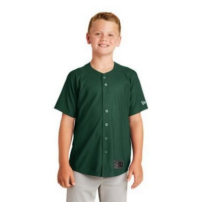 New Era Youth Diamond Era Full-Button Jersey.