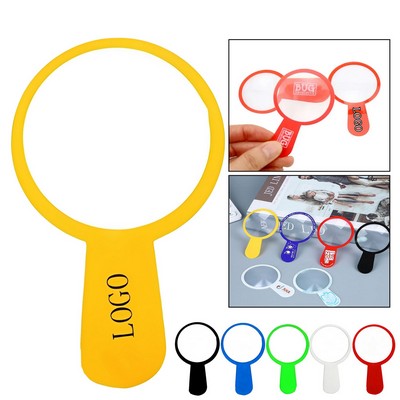 3X Magnification Pocket Size PVC Bookmark Magnifier for Reading
