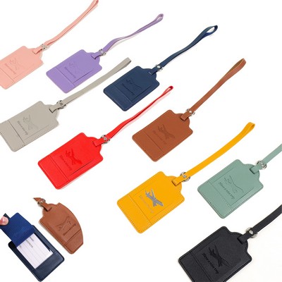 Creative PU Leather Luggage Tags