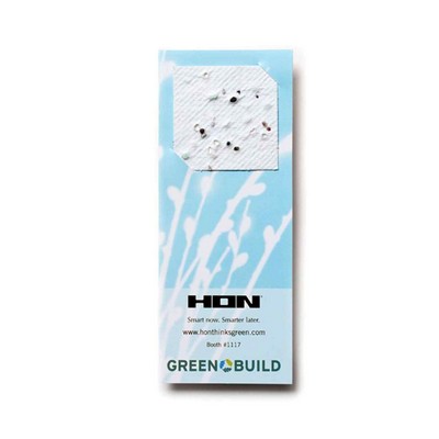 Seed Paper Square Bookmark