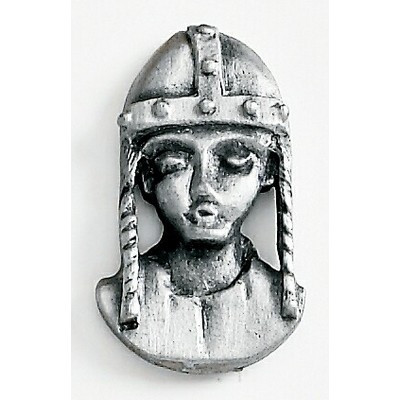Viking Woman Marken Design Cast Lapel Pin (Up to 1")