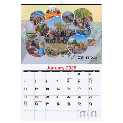 Monthly Wall Calendar (12"x17 3/8")