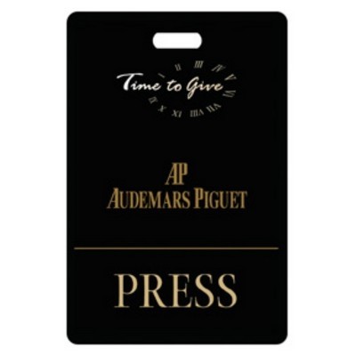 Full Color 50 Mil Name Badge (2.5x3.75") Rectangle - No Personalization