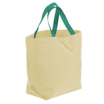 USA & Union Made 600D Poly Convention Expo Tote Bag (18"x13"x1.5")