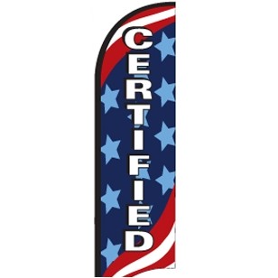 11' Street Talker Replacement Feather Flag (Certified)