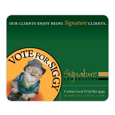 DuraTrac Matte Plus™ Hard Surface Mouse Pad w/Heavy-Duty Rubber Backing (8"x9.5"x1/16")