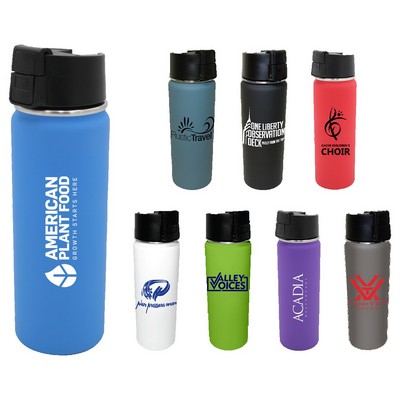 20 Oz. Halcyon® Sport Bottle w/Push Button Lid