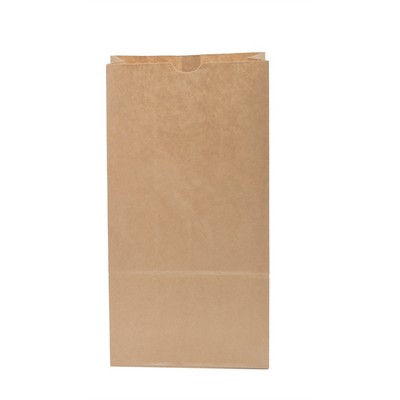1/6 BBL Heavy Weight Natural Kraft Grocery Bag (11"x7"x18¼")