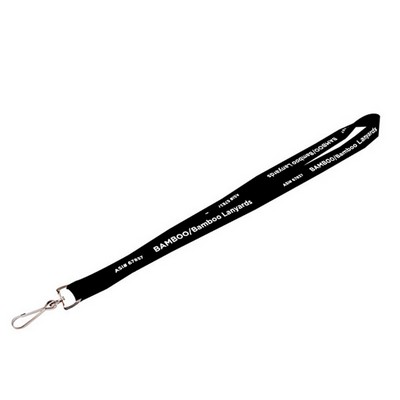 5/8 in Bamboo Fiber Lanyard with Silkscreen Logo