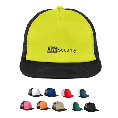 District ® Flat Bill Snapback Trucker Cap