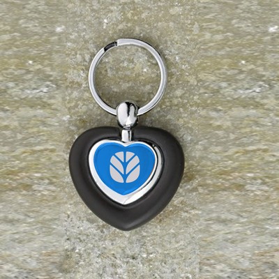 Heart Frosted Domed Key Holder