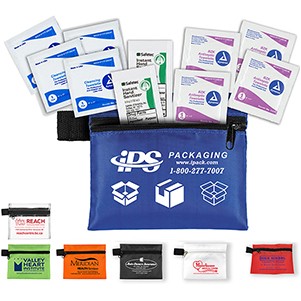 "Pallas" 10 Piece Healthy Antiseptic Pack in Zipper Pouch