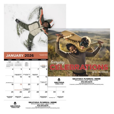 HotLine® Products Everyday Celebrations Appointment Calendar - Stapled