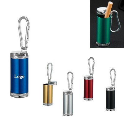 Zinc Alloy Pocket Ashtray With Keyring