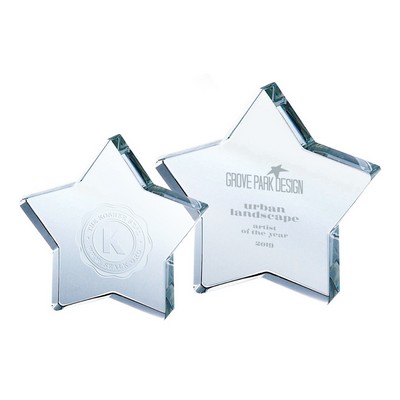 Crystal Star Paperweight