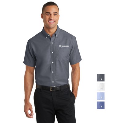 Port Authority Short Sleeve SuperPro Oxford Shirt