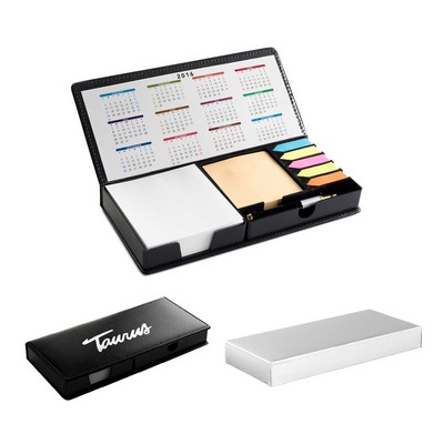 Victory Memo and Sticky Note Box With Calendar