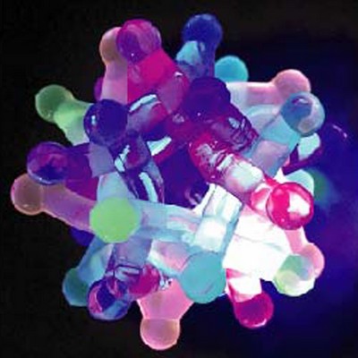 50mm Bouncing Rainbow Ball with light