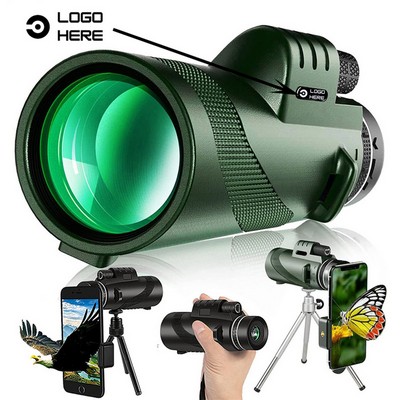 80" X 100" Smart-phone Adapter Monocular Telescope