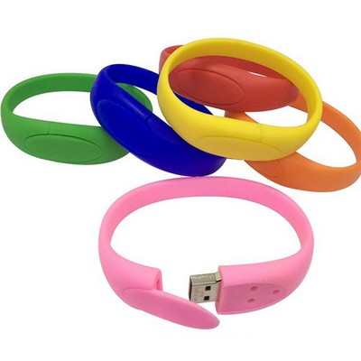 Silicone 8 GB Wristband USB Flash Drive