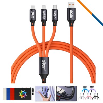 Pasor 3in1 Fast Charging Data Transfer Cable