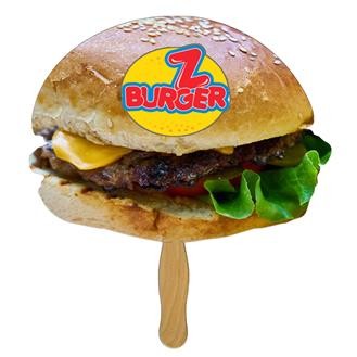 Big Burger Hand Fan