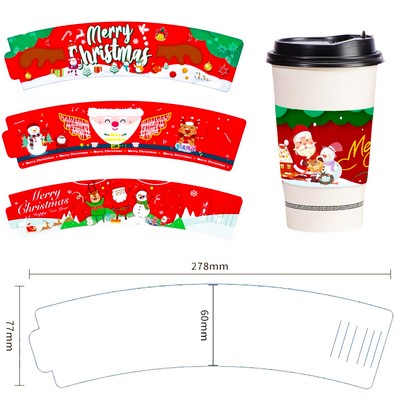 1 Layer Adjustable Coffee Cup Sleeve MOQ500