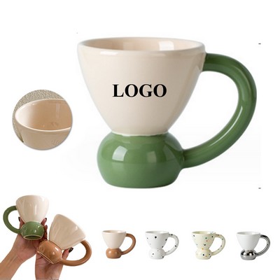 Vintage Stemware Ceramic Coffee Mug