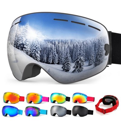 Snowboard Goggles Detachable Lens For Adults