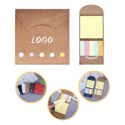 Mini Pocket Sticky Notebook Smile Face Memo Pad